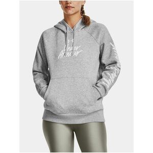 Sivá mikina Under Armour UA Rival Fleece Graphic Hdy vyobraziť