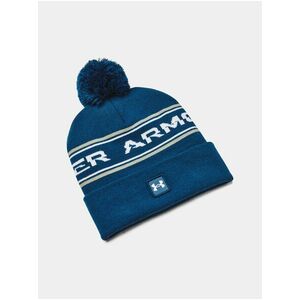 Modrá čiapka Under Armour UA Mens Halftime Pom Beanie vyobraziť