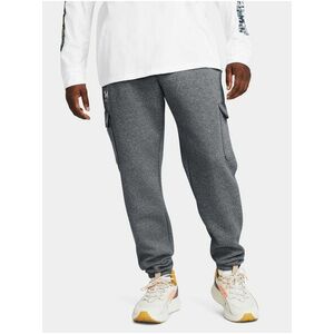 Šedé tepláky Under Armour UA Essential Flc Cargo Pant vyobraziť