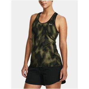 Tmavozelené športové tielko Under Armour Armour Racer Tank Print vyobraziť