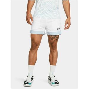 Biele športové kraťasy Under Armour UA Baseline 5in Short vyobraziť