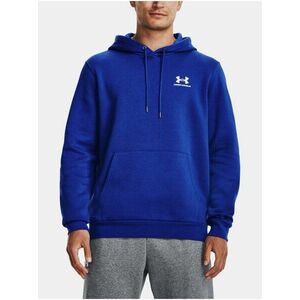 Modrá mikina Under Armour UA Essential Fleece Hoodie vyobraziť