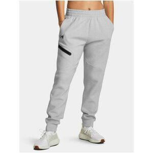 Svetlosivé športové tepláky Under Armour Unstoppable Flc Jogger vyobraziť