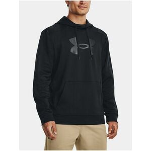 Čierna športová mikina Under Armour UA Armour Fleece Big Logo HD vyobraziť