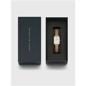 Dámske hodinky hodinky v ružovozlatej farbe Daniel Wellington Quadro vyobraziť