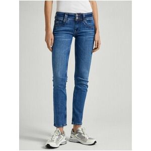 Modré dámske slim fit džínsy Jeans Pepe Jeans vyobraziť