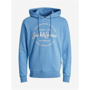 Modrá pánska mikina s kapucňou Jack & Jones Forest vyobraziť