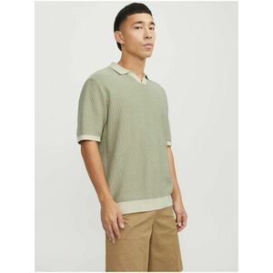 Zelené pánske polo tričko Jack & Jones Mykonos vyobraziť