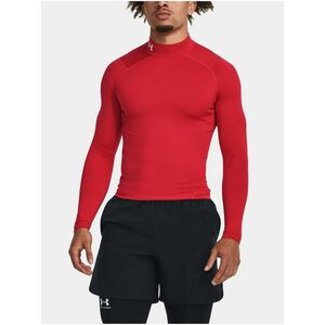 Červené športové tričko Under Armour UA CG Armour Comp Mock vyobraziť