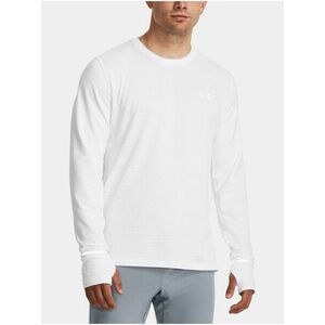 Biele športové tričko Under Armour QUALIFIER COLD LONGSLEEVE vyobraziť