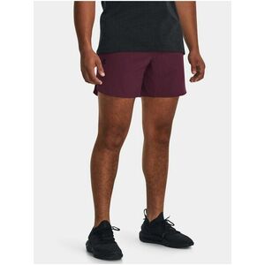 Vínové športové kraťasy Under Armour UA Peak Woven Shorts vyobraziť