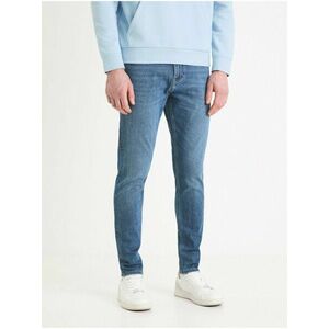 Modré skinny fit džínsy Celio Foskinny vyobraziť