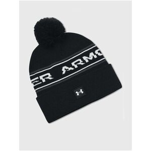 Čierna čiapka Under Armour UA Mens Halftime Pom Beanie vyobraziť