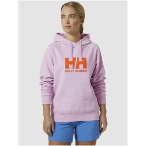 Ružová dámska mikina s kapucňou HELLY HANSEN HH Logo Hoodie 2.0 vyobraziť