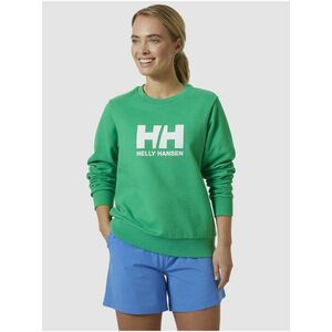 Zelená dámska mikina HELLY HANSEN HH Logo Crew Sweat 2.0 vyobraziť