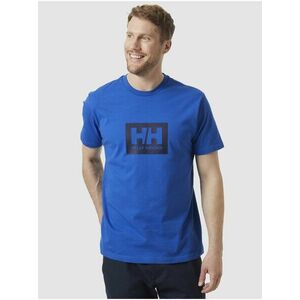 Modré pánske tričko HELLY HANSEN HH Box T-Shirt vyobraziť