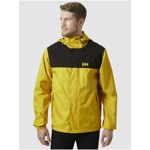 Čierno-žltá pánska športová bunda HELLY HANSEN Vancouver Rain Jacket vyobraziť