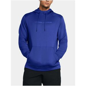 Tmavomodrá športová mikina Under Armour UA Armour Fleece Wordmark HD vyobraziť