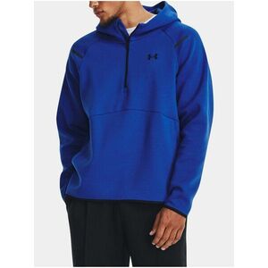 Modrá športová mikina Under Armour UA Unstoppable Flc Hoodie vyobraziť