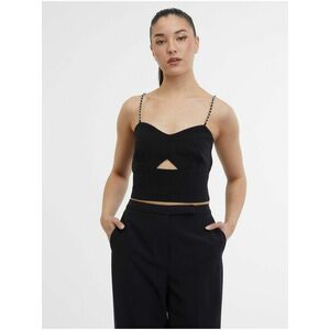 Čierny dámsky crop top ORSAY vyobraziť