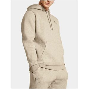 Svetlo hnedá mikina Under Armour UA Essential Fleece Hoodie vyobraziť