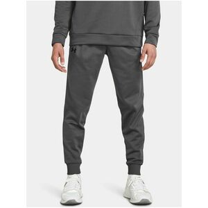 Šedé pánske športové tepláky Under Armour UA Armour Fleece Joggers vyobraziť