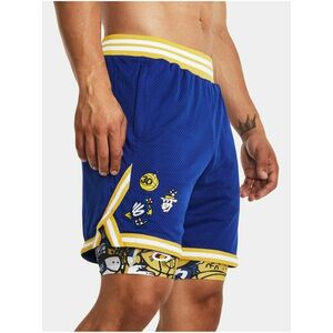 Tmavomodré športové kraťasy Under Armour Curry Mesh Short 2 vyobraziť