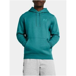 Petrolejová mikina Under Armour UA Essential Fleece Hoodie vyobraziť