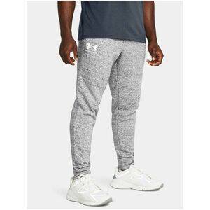 Svetlosivé športové tepláky Under Armour UA Rival Terry Jogger vyobraziť