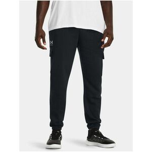 Čierne tepláky Under Armour UA Essential Flc Cargo Pant vyobraziť