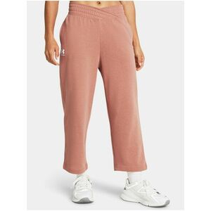 Staroružové športové tepláky Under Armour Rival Terry Crop Wide Leg vyobraziť