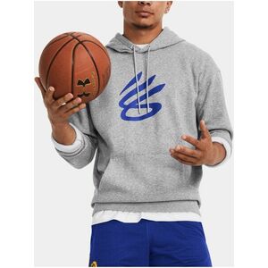 Svetlosivá športová mikina Under Armour Curry Splash Hoodie vyobraziť