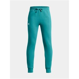 Petrolejové tepláky Under Armour UA Rival Fleece Joggers vyobraziť