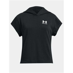 Čierna športová mikina Under Armour UA G Rival Try SS Cut Hdy vyobraziť