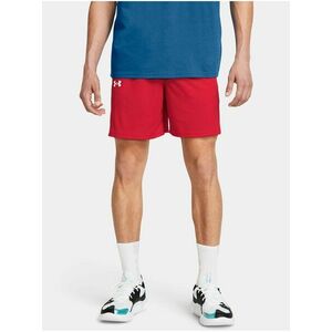 Červené športové kraťasy Under Armour UA Baseline Short vyobraziť