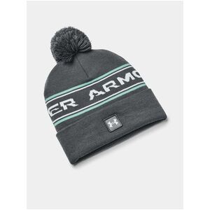 Šedá čiapka Under Armour UA Mens Halftime Pom Beanie vyobraziť