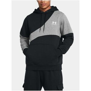 Čierna mikina Under Armour UA Essential Flc Blocked HD vyobraziť