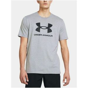 Svetlosivé tričko Under Armour UA SPORTSTYLE LOGO UPDATE SS vyobraziť