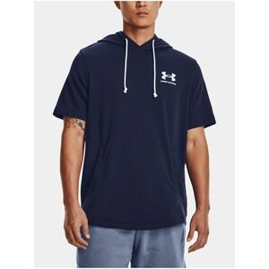 Tmavomodrá športová mikina Under Armour UA Rival Terry LC SS HD vyobraziť