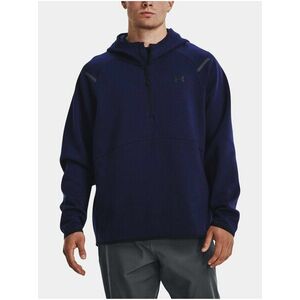 Tmavomodrá športová mikina Under Armour UA Unstoppable Flc Hoodie vyobraziť