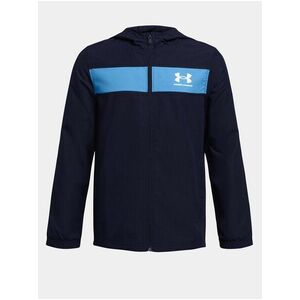 Tmavomodrá športová bunda Under Armour UA Sportstyle Windbreaker vyobraziť