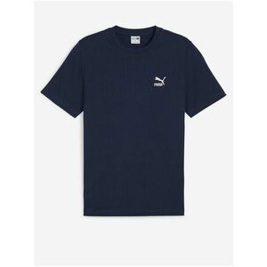 Tmavomodré pánske tričko Puma Classics Small Logo Tee vyobraziť