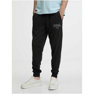 Čierne pánske tepláky Puma Squad Sweatpants TR cl vyobraziť