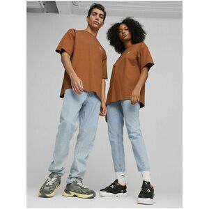 Hnedé unisex oversize tričko Puma Better Classics Oversized Tee vyobraziť