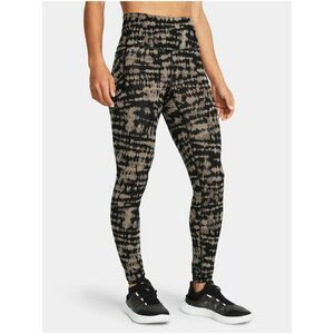 Hnedé športové legíny Under Armour Motion Print Legging vyobraziť