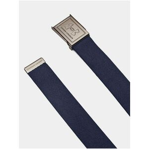 Tmavomodrý obojstranný opasok Under Armour M Stretch Webbing Belt vyobraziť