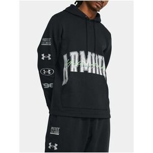 Čierna mikina Under Armour UA Essential Flc Nov Hood vyobraziť