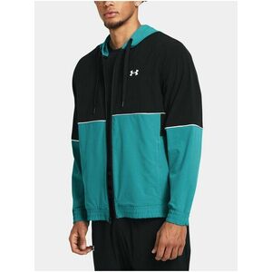 Petrolejová športová bunda Under Armour UA Baseline Woven Jacket vyobraziť