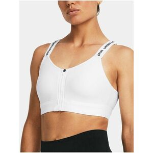 Biela dámska športová podprsenka Under Armour UA Infinity High Zip 2.0 Bra vyobraziť