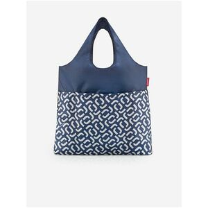 Tmavomodrá dánska vzorovaná taška Reisenthel Mini Maxi Shopper Plus Signature Navy vyobraziť